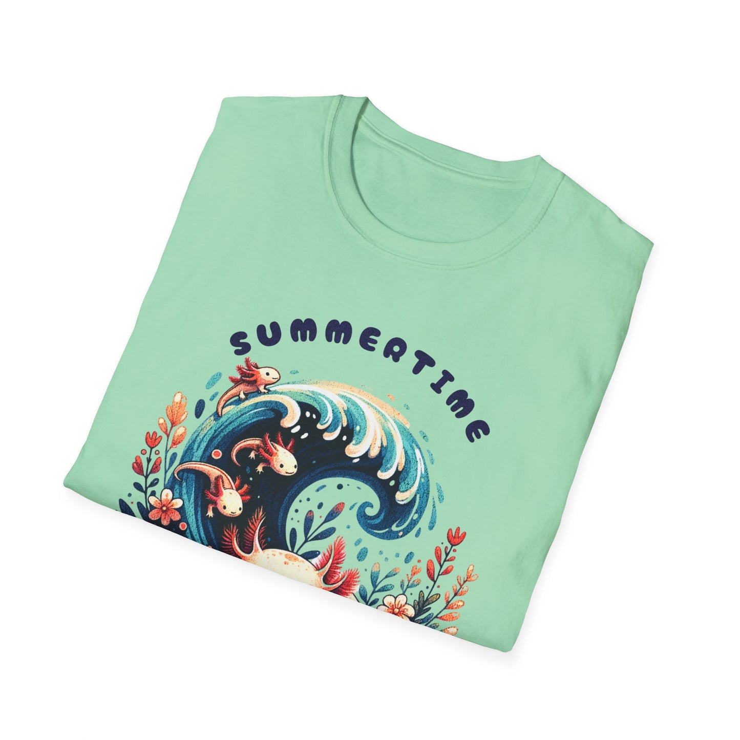 Summertime Vibes Unisex Softstyle T-Shirt - Casual Summer Tee