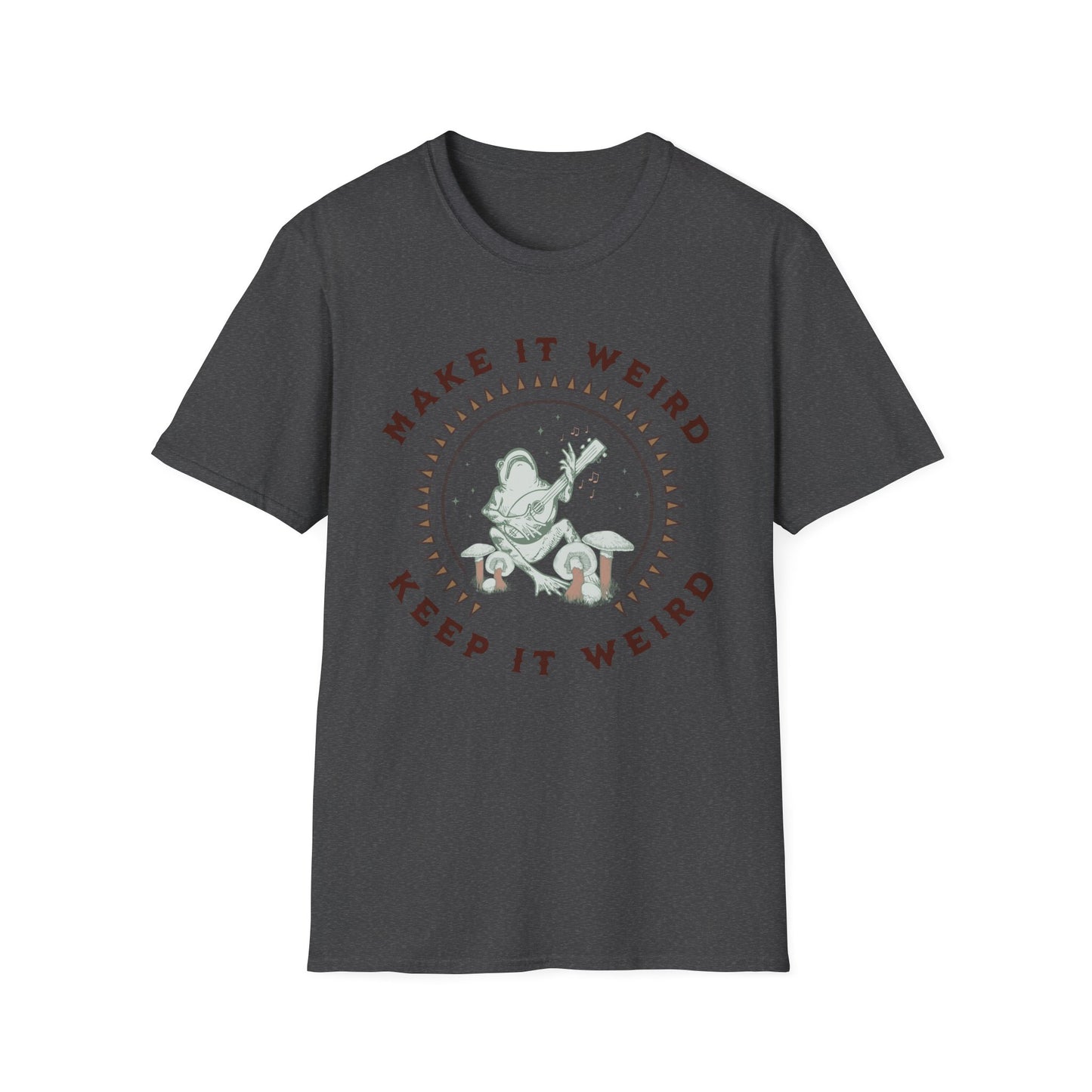 Weird Vibe Unisex Softstyle T-Shirt - Casual Fashion, Quirky Gift, Everyday Wear, Comfort Tee, Fun Graphic Tee