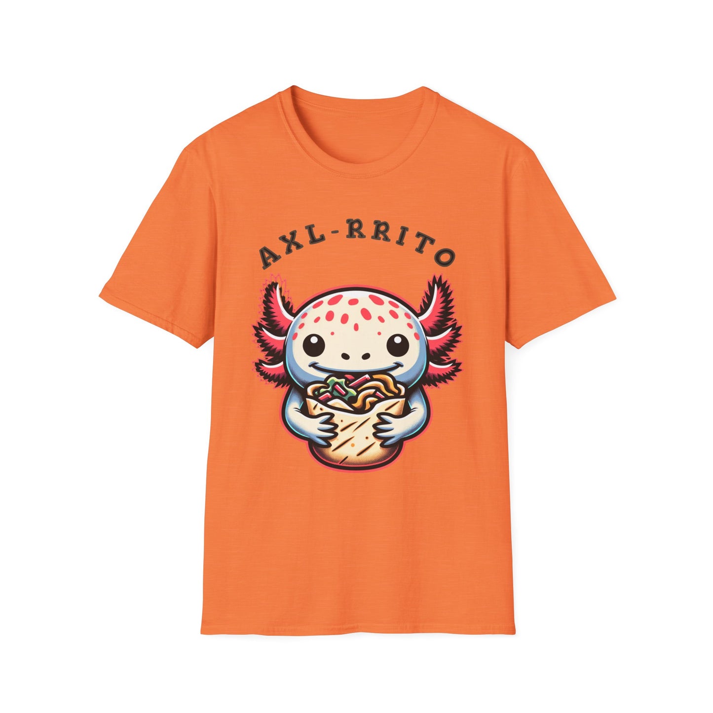 Axl-Rrito Unisex Softstyle T-Shirt - Cute Foodie Design