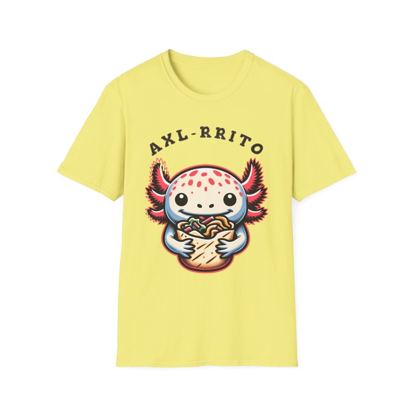 Axl-Rrito Unisex Softstyle T-Shirt - Cute Foodie Design