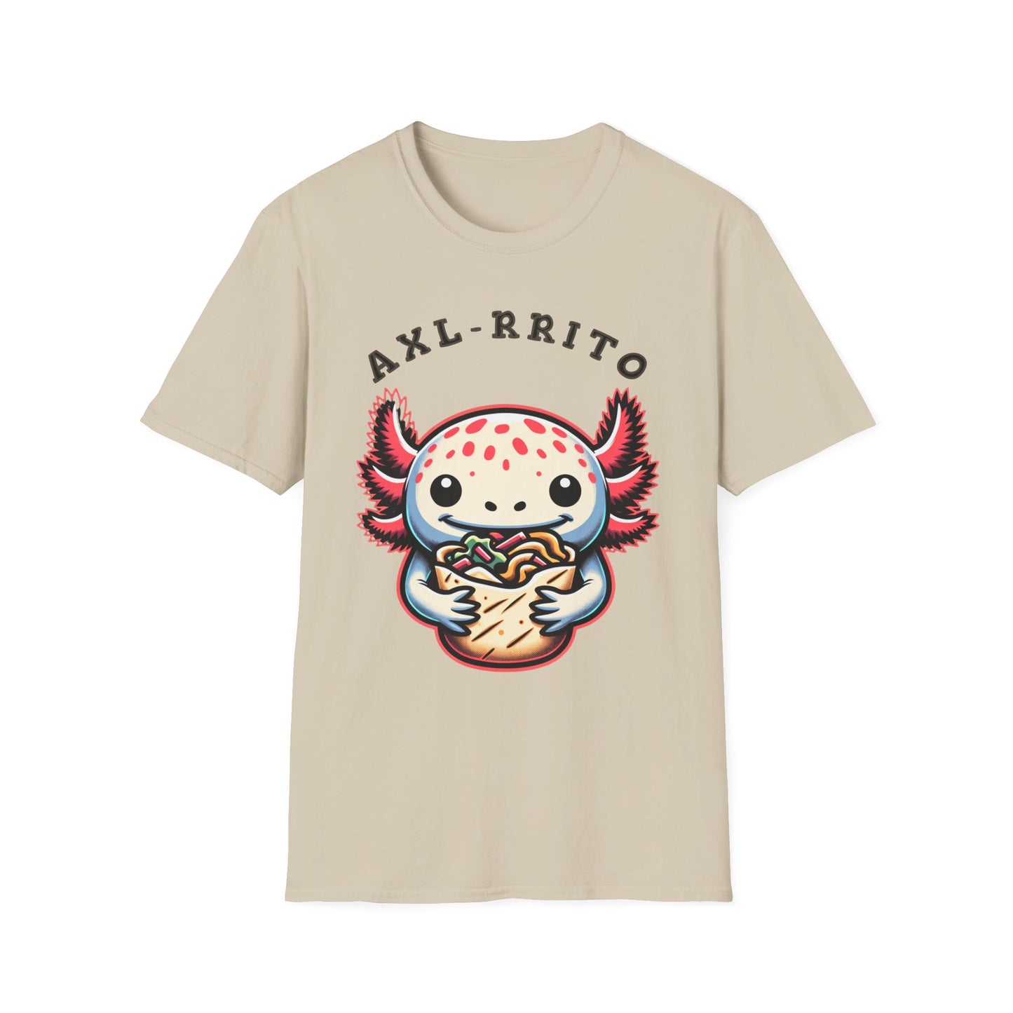 Axl-Rrito Unisex Softstyle T-Shirt - Cute Foodie Design