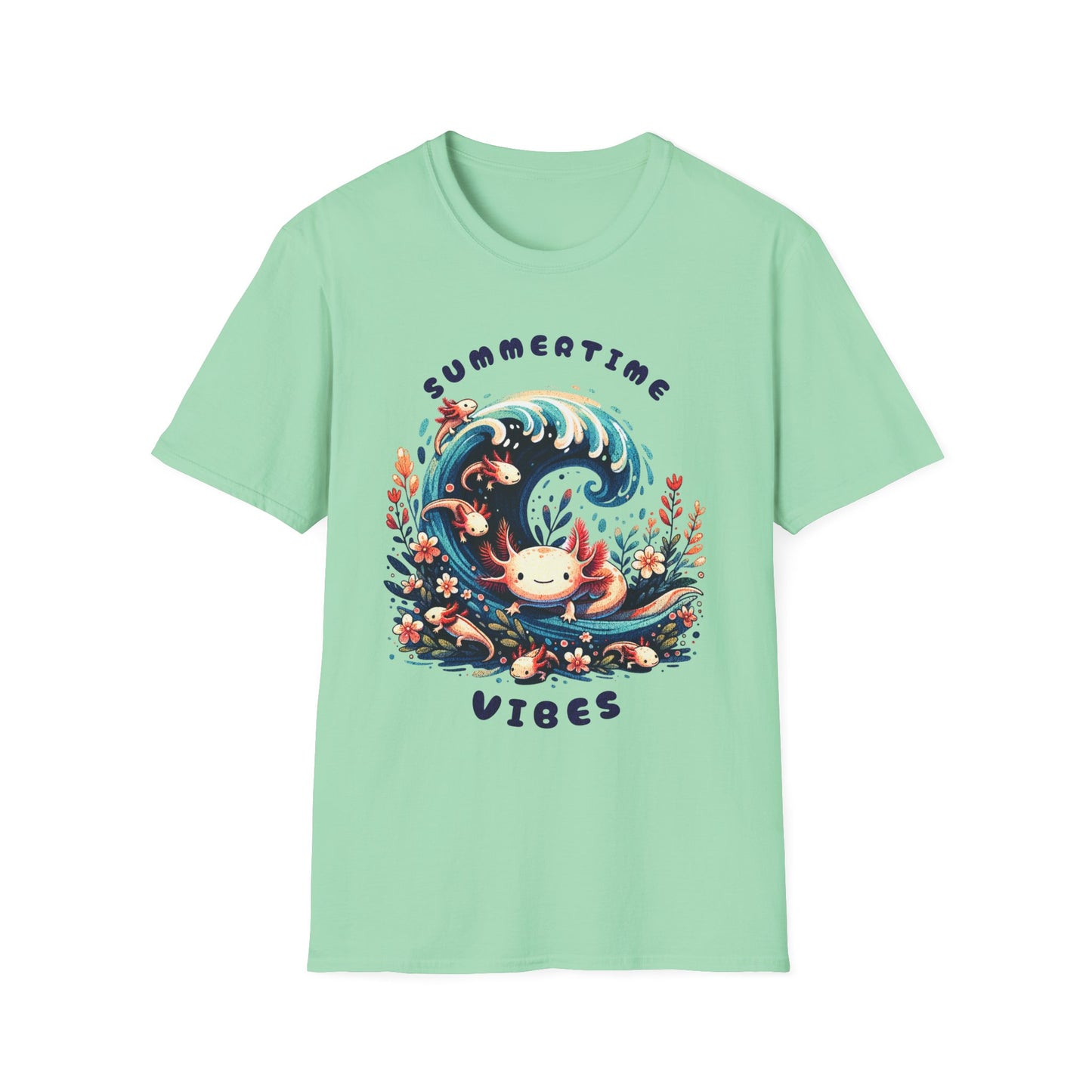 Summertime Vibes Unisex Softstyle T-Shirt - Casual Summer Tee