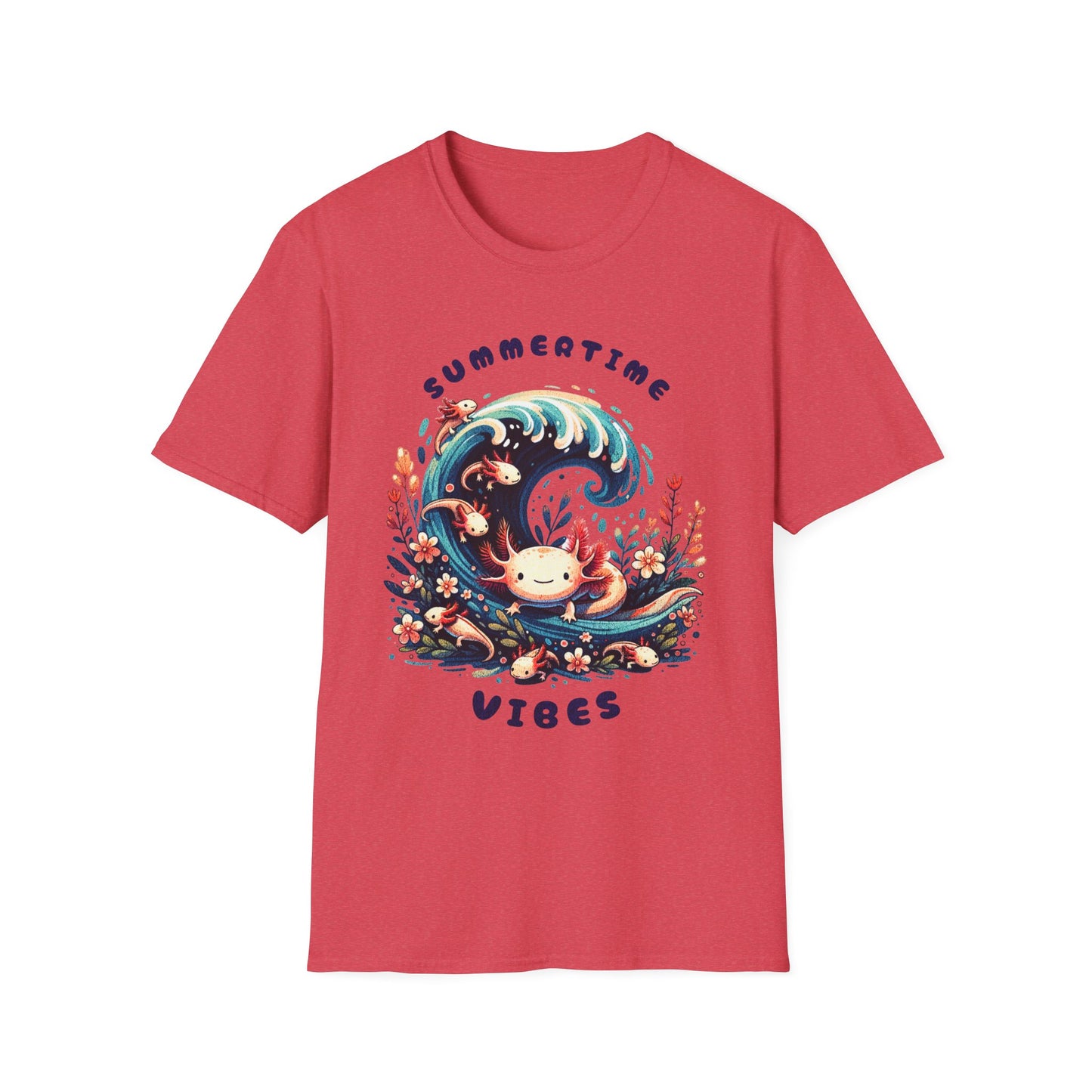 Summertime Vibes Unisex Softstyle T-Shirt - Casual Summer Tee