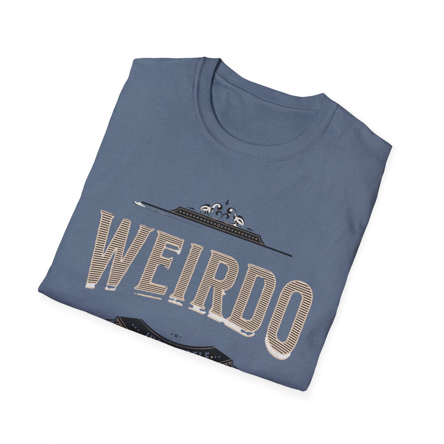 Quirky Weirdo Unisex Softstyle T-Shirt | Funny Graphic Tee for Self-Expression, Casual Wear, Gift for Friends, Birthday, and Everyday