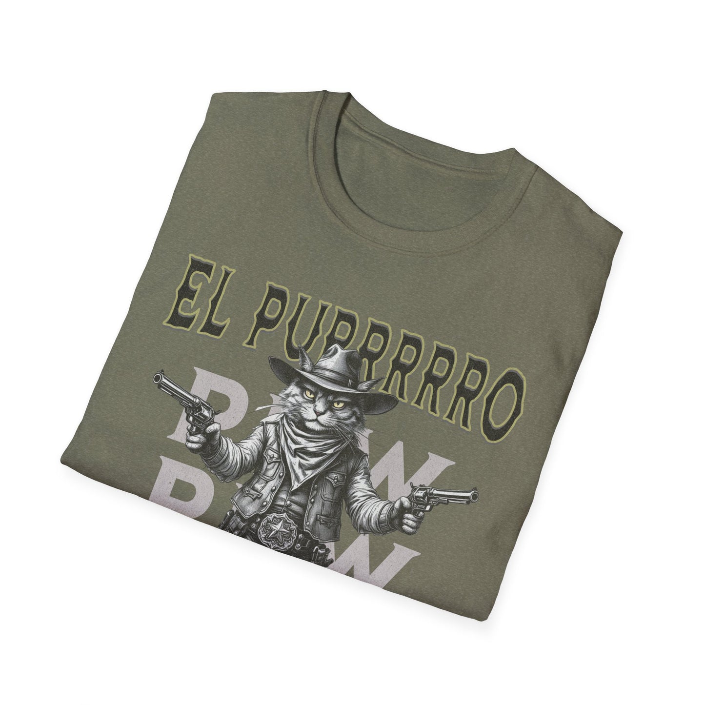El Purrrro Unisex T-Shirt, Funny Cat Lover Tee, Gift for Pet Owners, Casual Wear, Lighthearted Humor Apparel