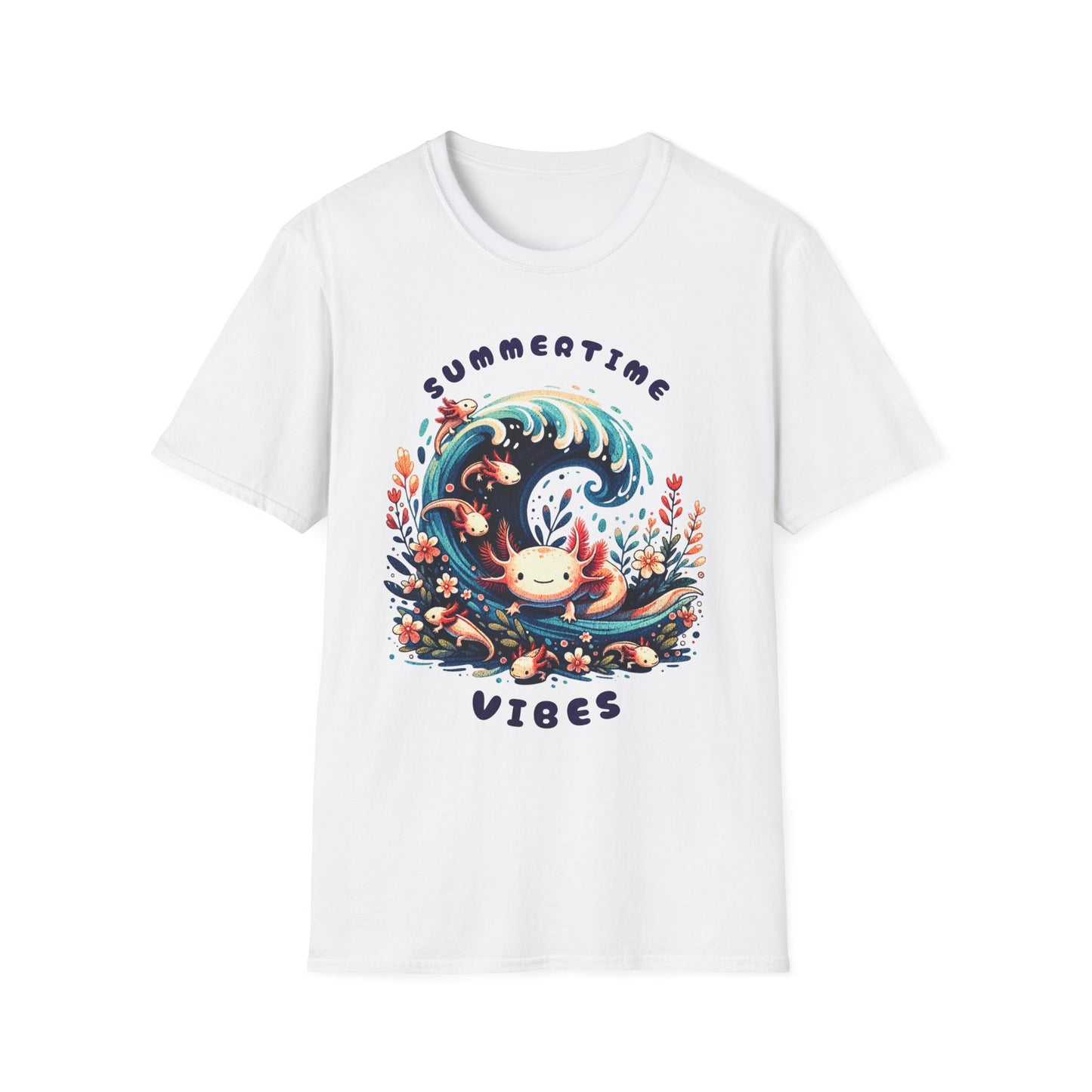 Summertime Vibes Unisex Softstyle T-Shirt - Casual Summer Tee