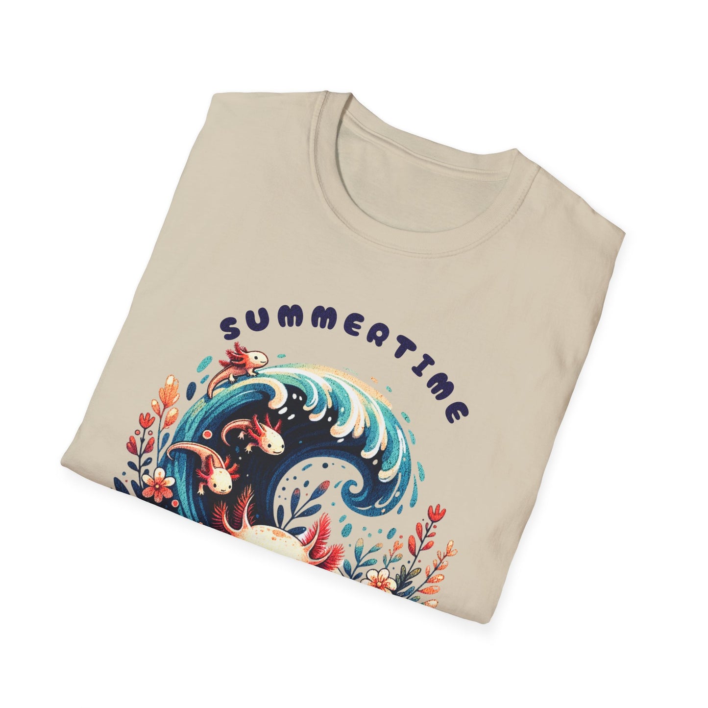Summertime Vibes Unisex Softstyle T-Shirt - Casual Summer Tee
