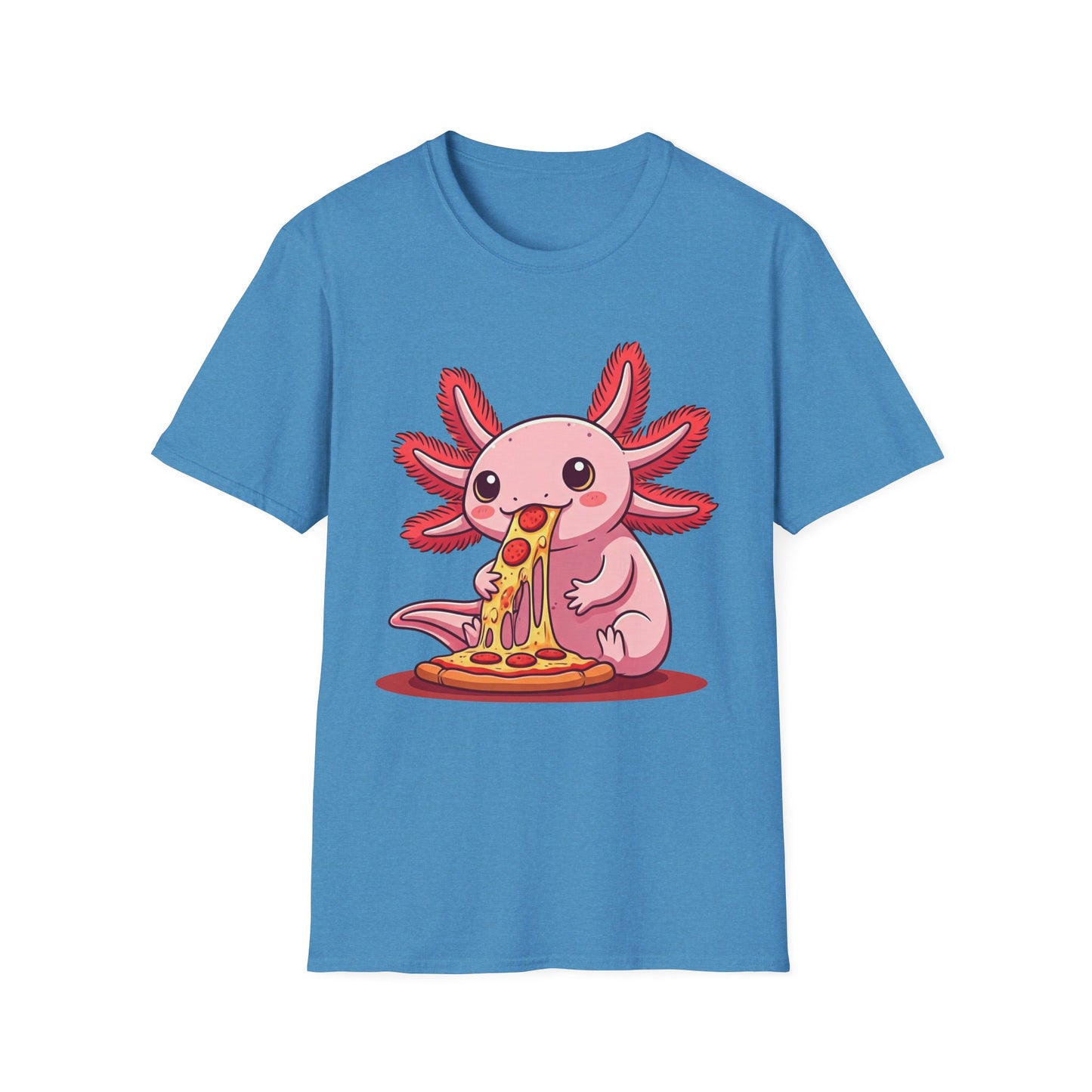 Axolotl Pizza Unisex Softstyle T-Shirt
