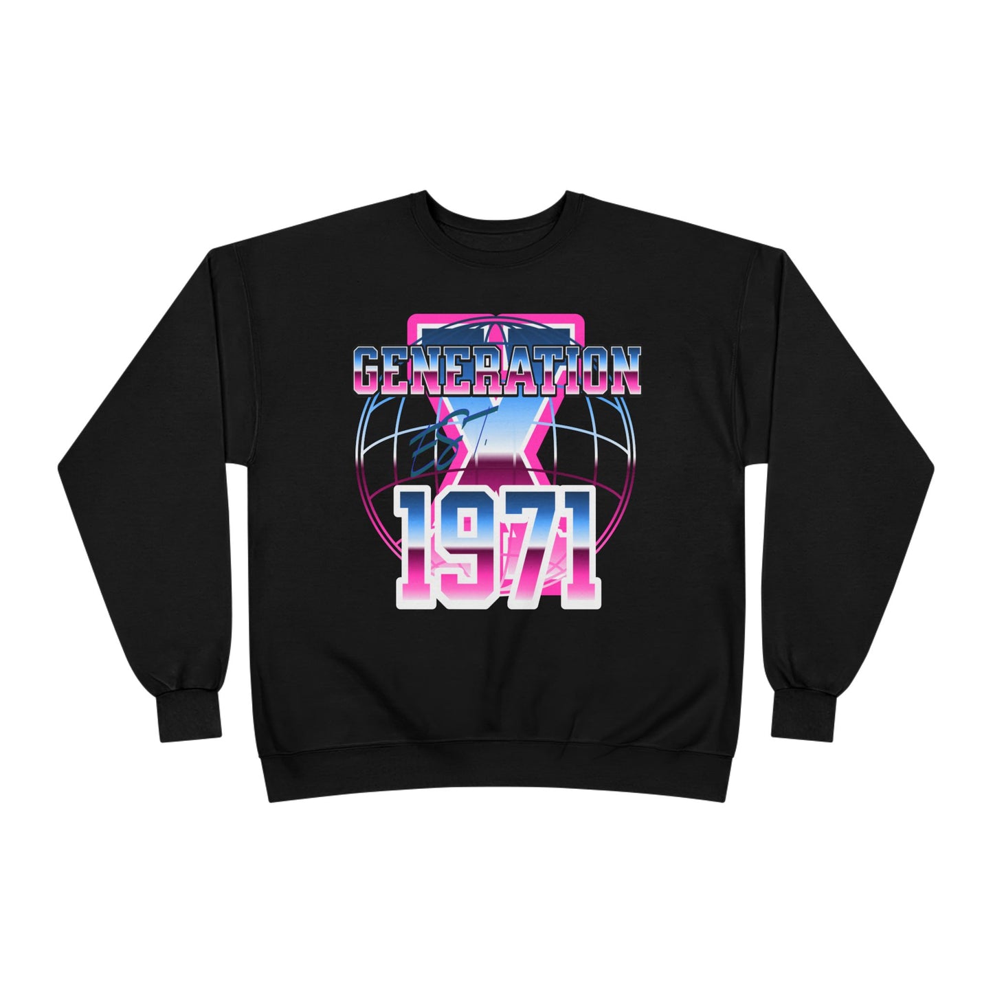 Retro Generation 1971 Sweatshirt, Vintage Crewneck, Unisex Eco-Friendly Clothing, Gift for Retro Lovers, Casual Wear