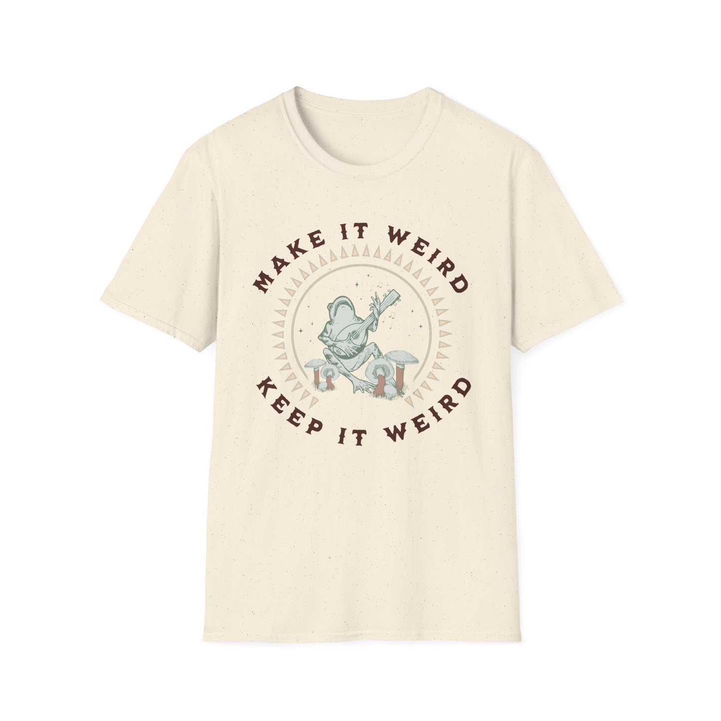 Weird Vibe Unisex Softstyle T-Shirt - Casual Fashion, Quirky Gift, Everyday Wear, Comfort Tee, Fun Graphic Tee