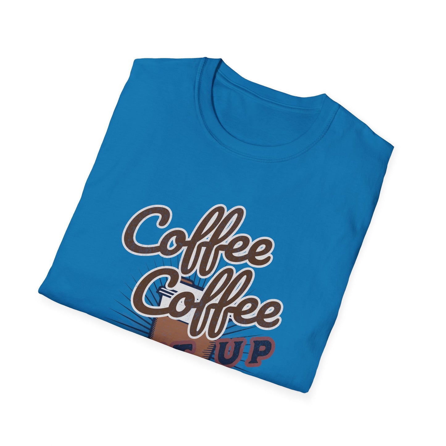 Shut up Coffee Lover Unisex T-Shirt - Fun Graphic Tee, Perfect for Baristas, Coffee Addicts, Gifts, Daily Wear, Casual Style