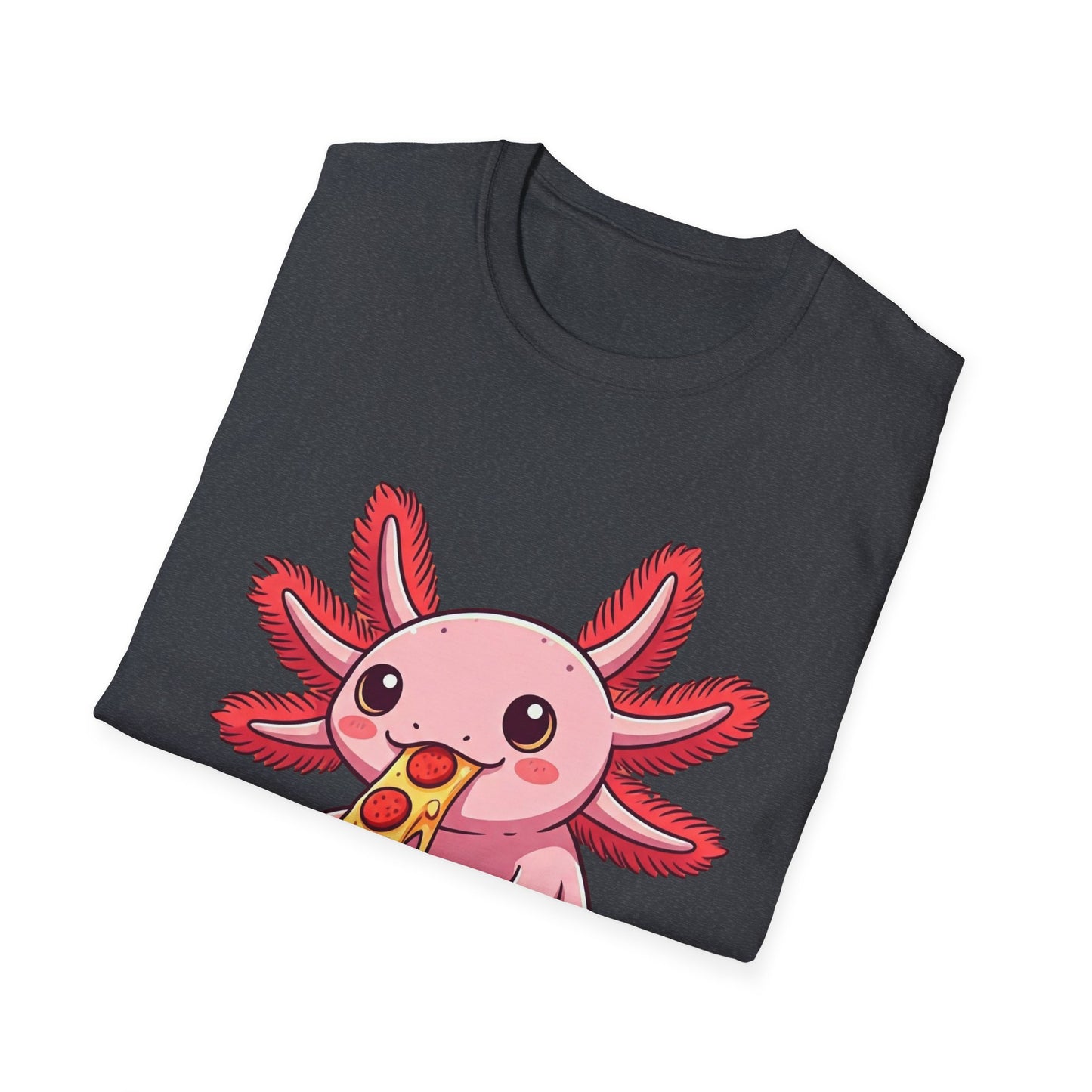 Axolotl Pizza Unisex Softstyle T-Shirt
