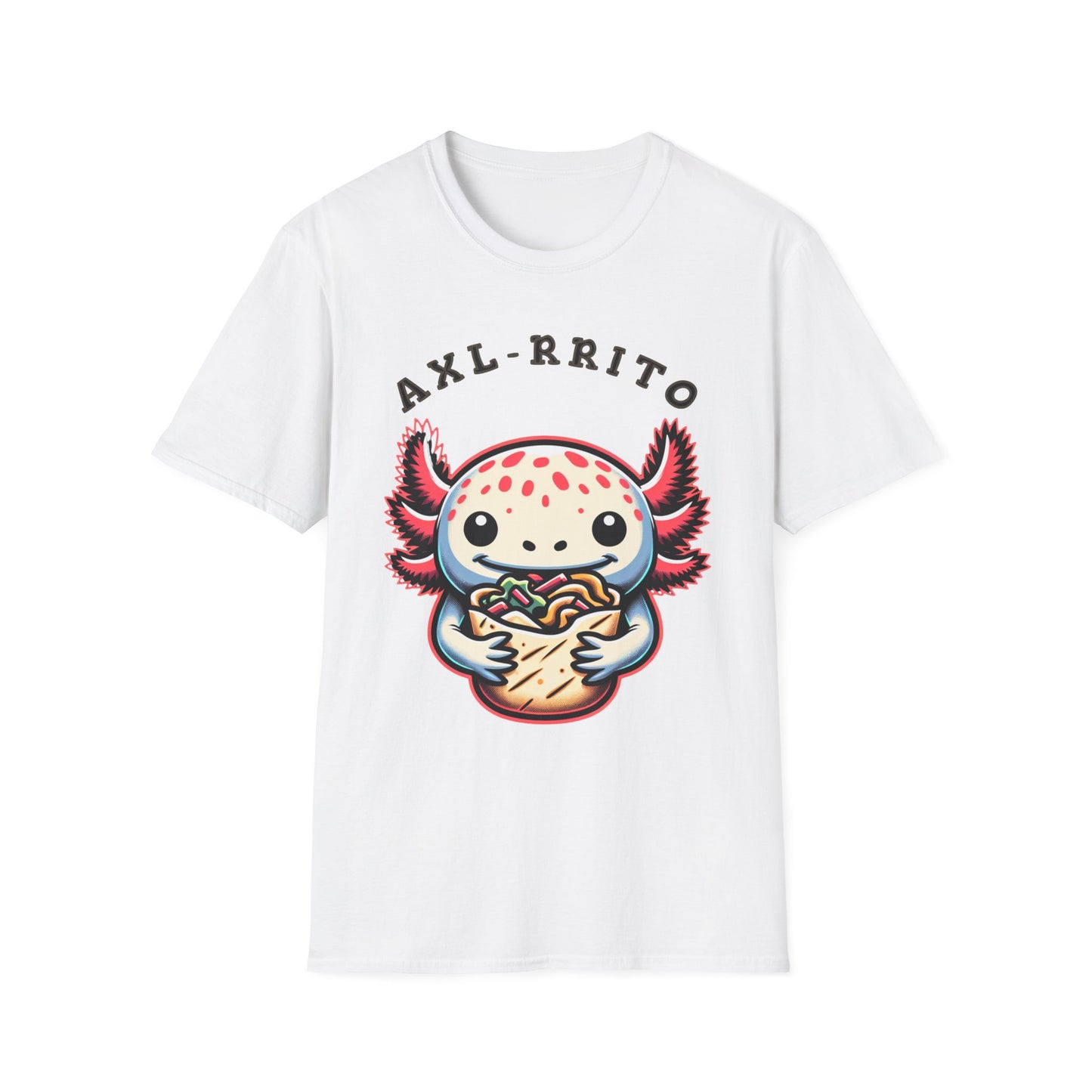 Axl-Rrito Unisex Softstyle T-Shirt - Cute Foodie Design