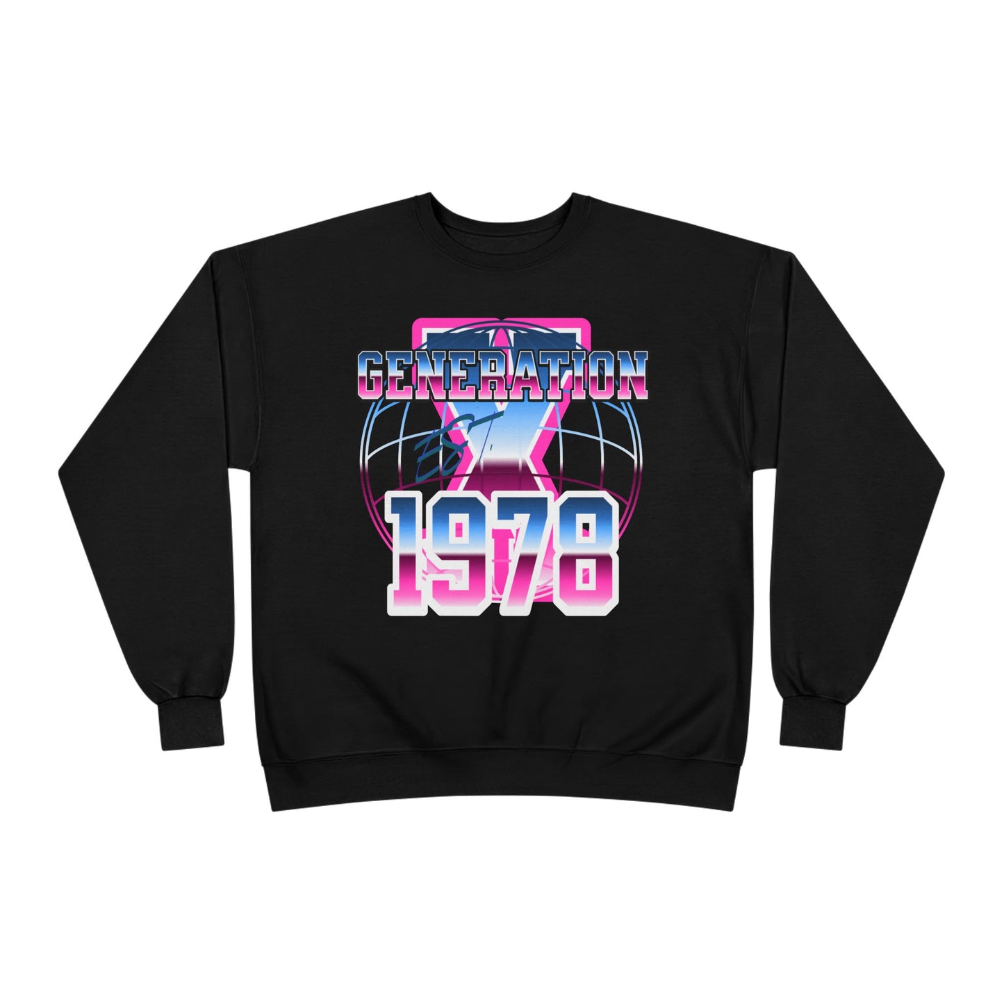 Retro Generation 1978 Sweatshirt, Vintage Inspired Crewneck, Eco-Friendly Apparel, Perfect Gift for Birthdays, Nostalgic Fashion