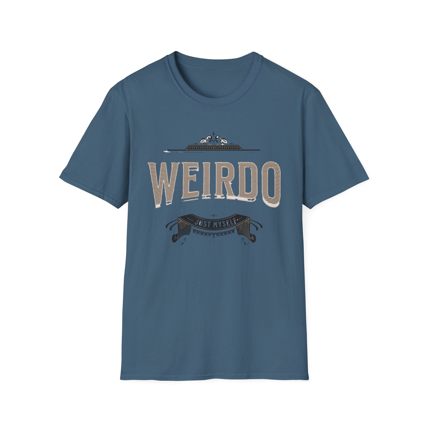 Quirky Weirdo Unisex Softstyle T-Shirt | Funny Graphic Tee for Self-Expression, Casual Wear, Gift for Friends, Birthday, and Everyday