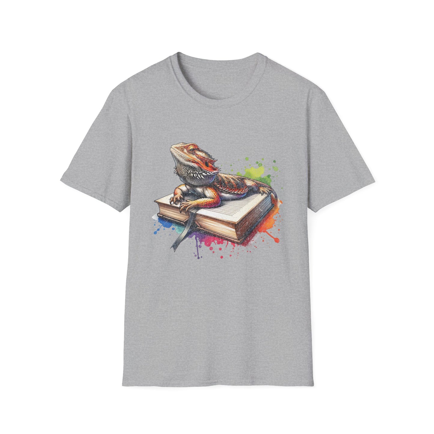 Bearded Dragon Book Unisex Softstyle T-Shirt
