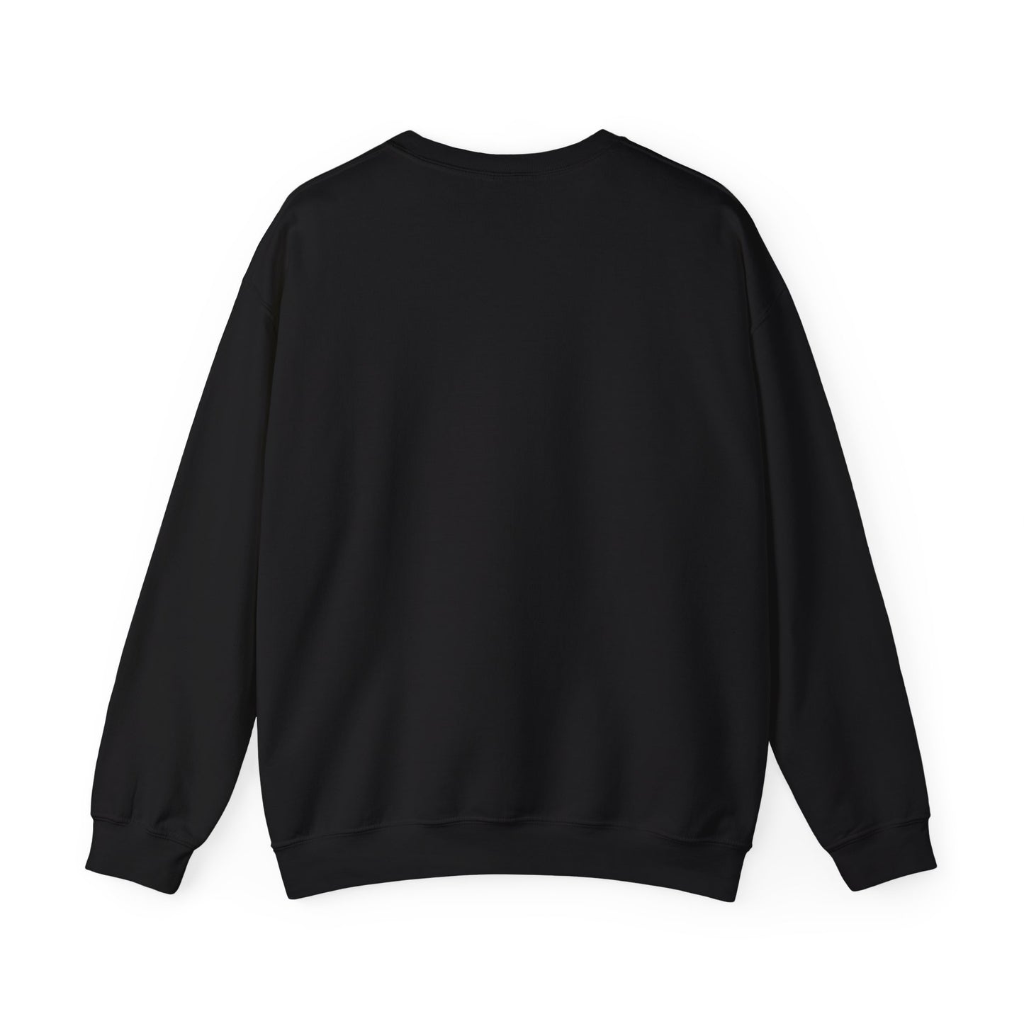 Back of black sweatshirt blank