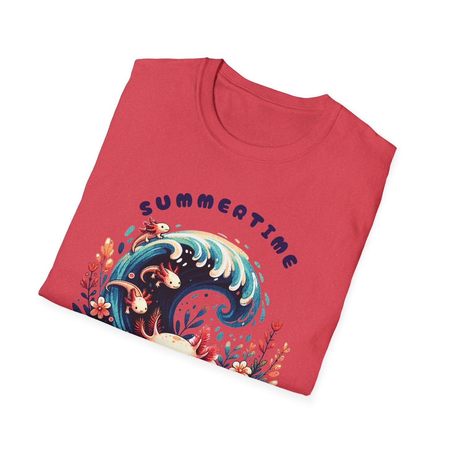 Summertime Vibes Unisex Softstyle T-Shirt - Casual Summer Tee