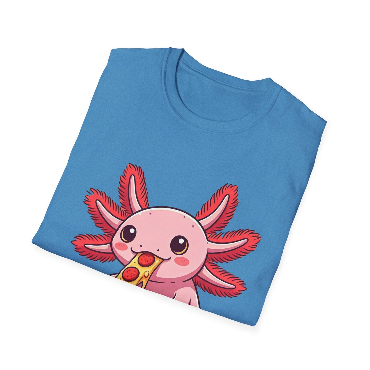 Axolotl Pizza Unisex Softstyle T-Shirt