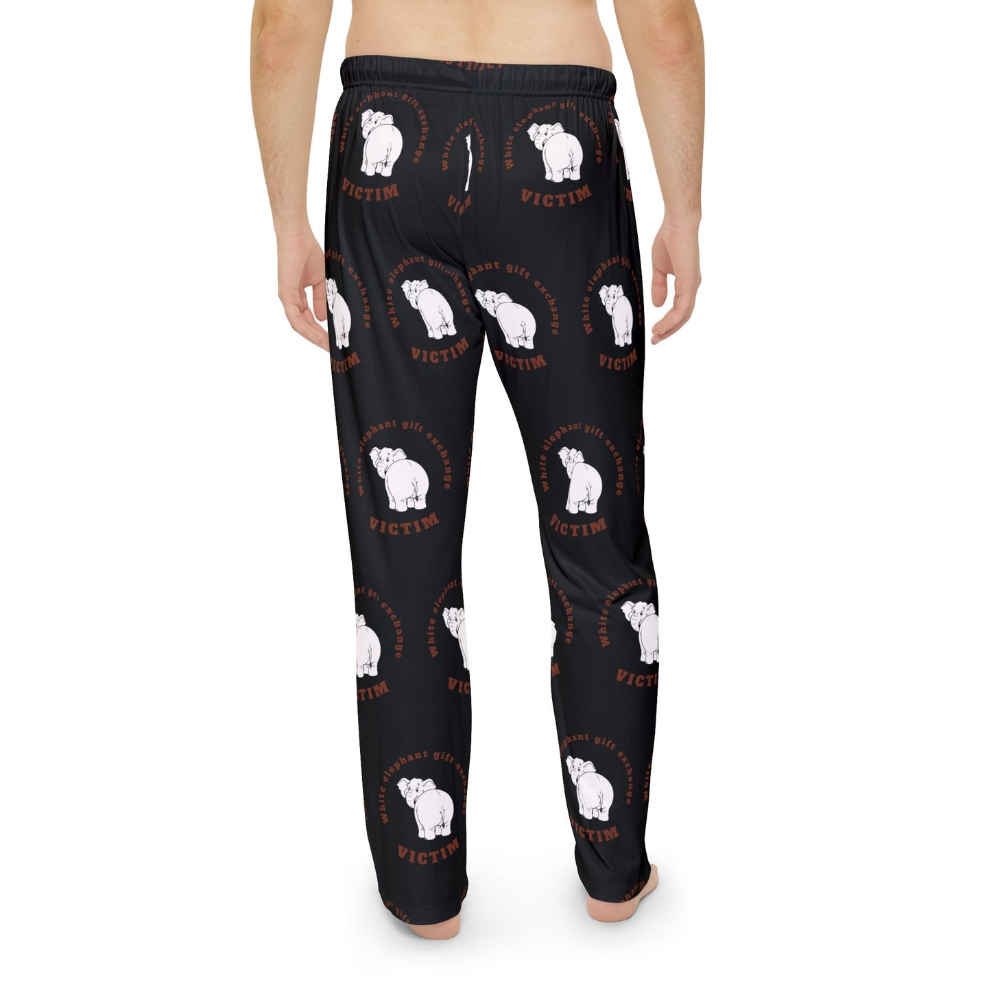 Funny White Elephant Gift Exchange - Cozy Men's Pajama Pants