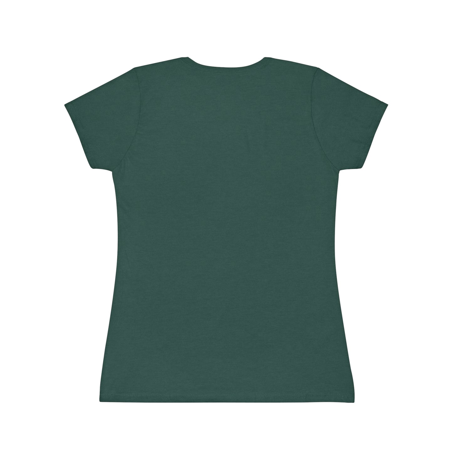 Back green T-shirt blank