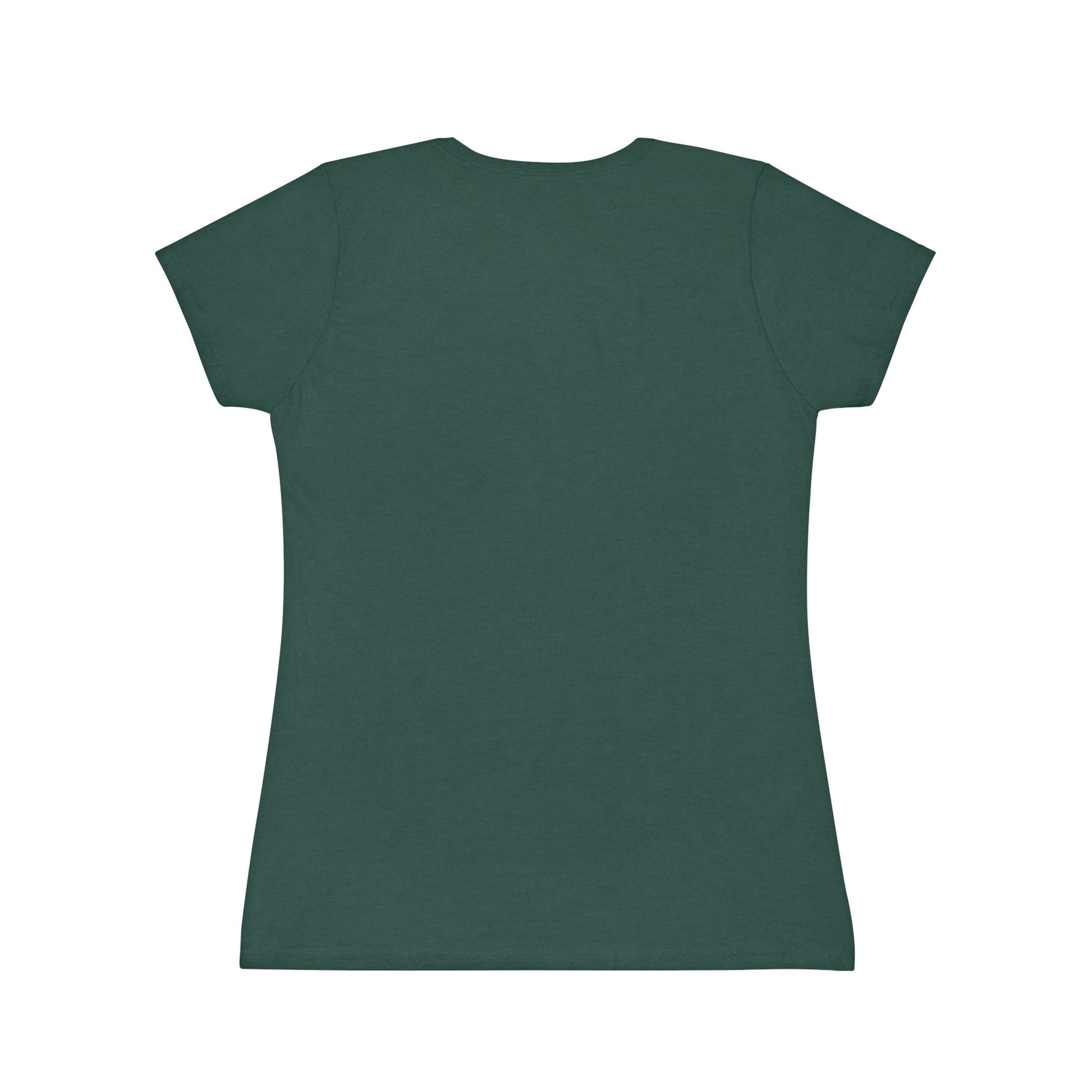 Back green T-shirt blank