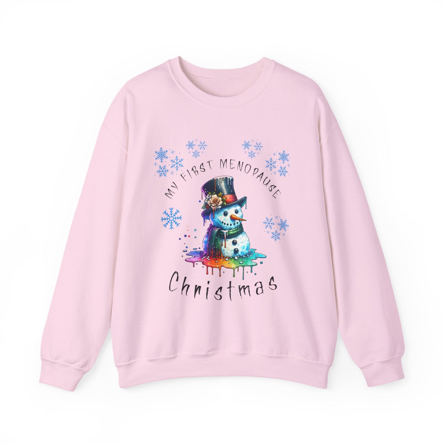 My First Menopause Christmas Sweatshirt, Cozy Holiday Gift, Unisex Crewneck, Funny Christmas Apparel, Gift for Women