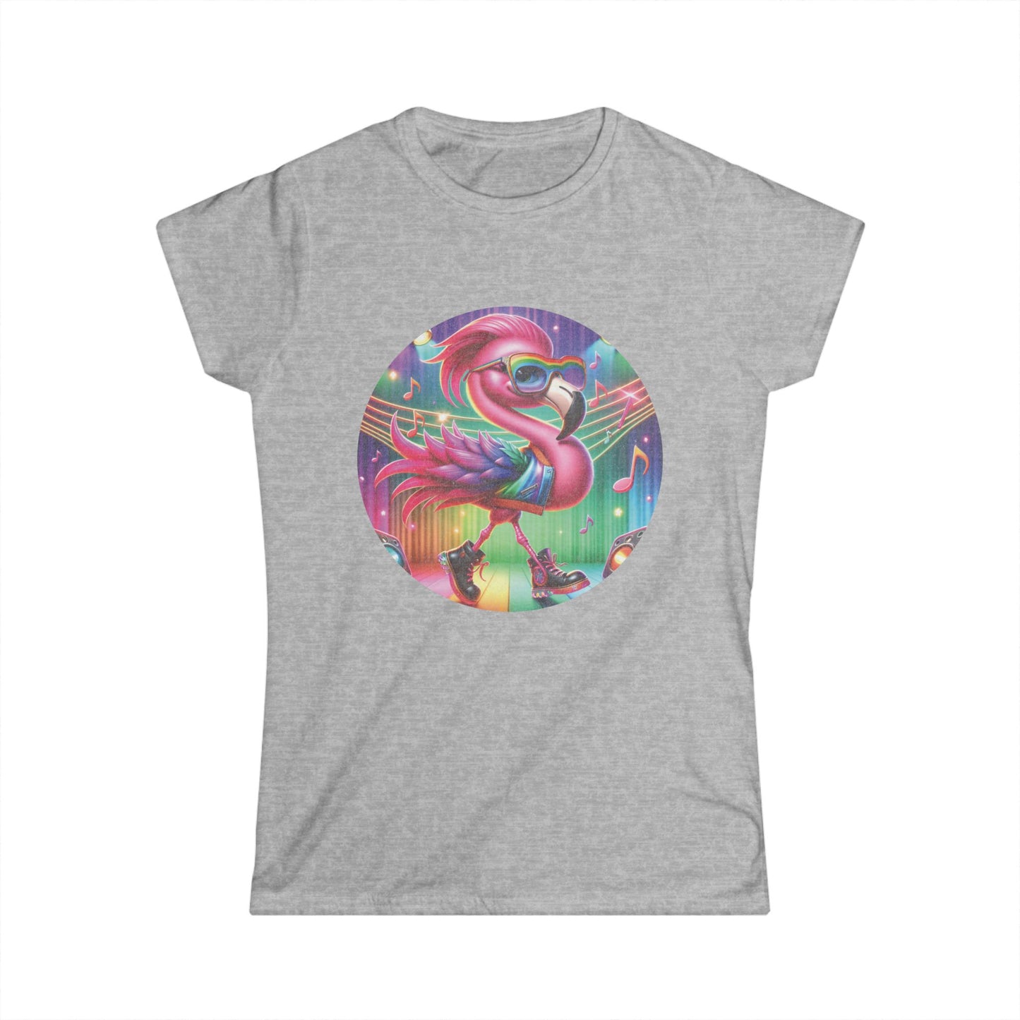 Women's Flamingo Softstyle Tee