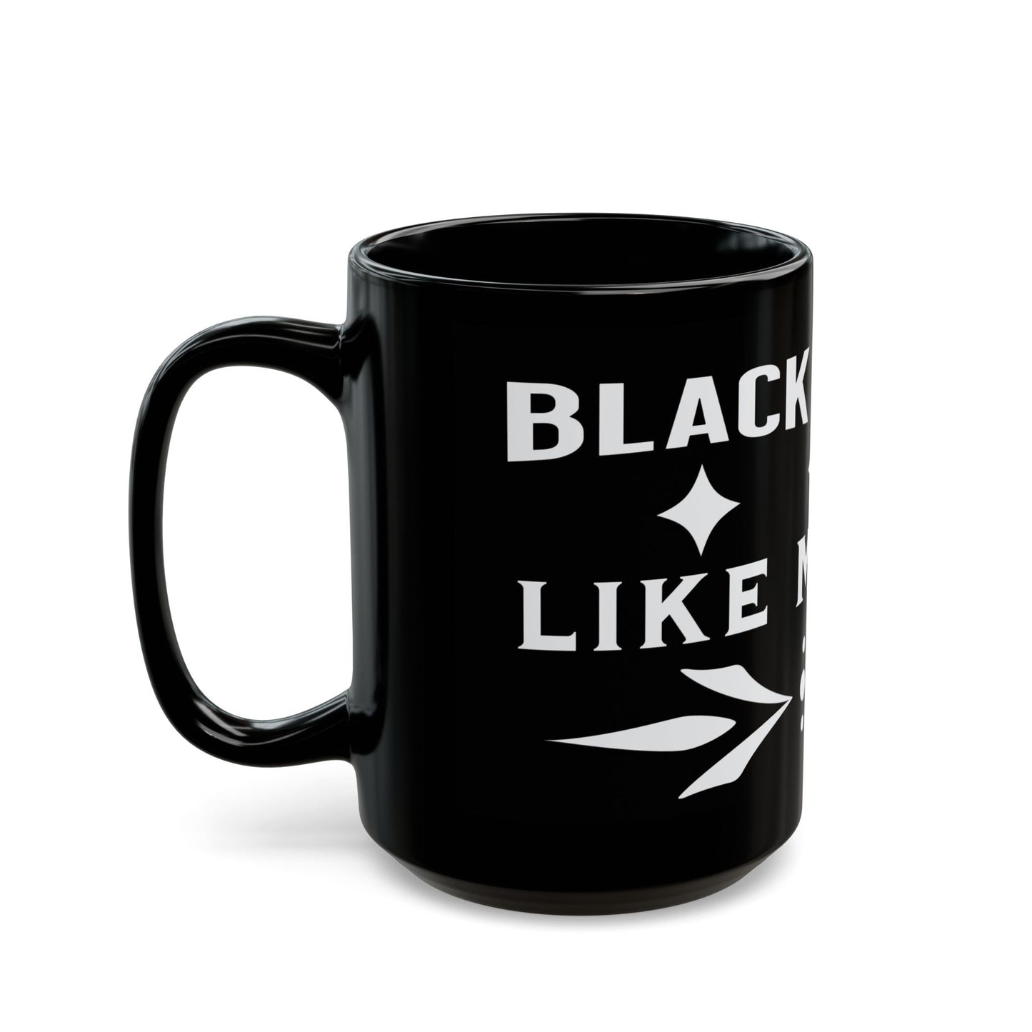 Black Mug: "Black Like My Soul" - Coffee Lover's Gift, Dark Aesthetic, Gothic Home Decor, Unique Drinkware, Halloween, Birthday