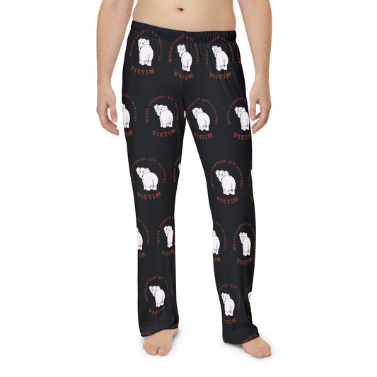 Funny White Elephant Gift Exchange - Cozy Men's Pajama Pants