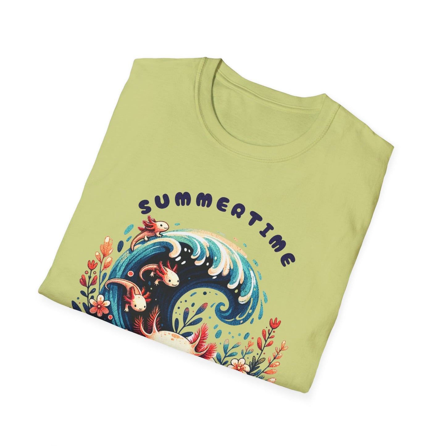 Summertime Vibes Unisex Softstyle T-Shirt - Casual Summer Tee