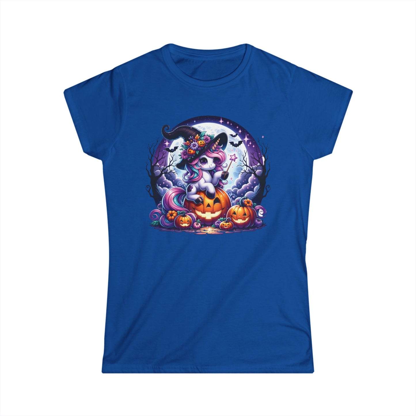 Whimsical Halloween Unicorn Tee | Cute Graphic Shirt, Autumn Fashion, Gifts for Her, Witchy Vibes, Fun Tee