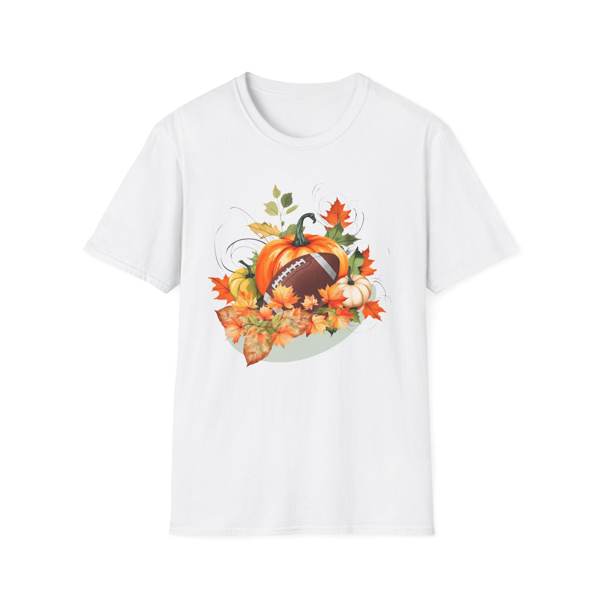 Thanksgiving Football Pumpkin Harvest T-Shirt