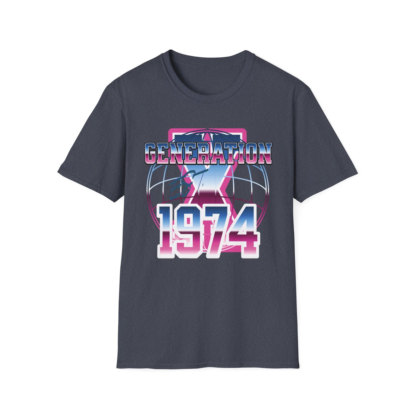 Retro Generation X 1974 T-Shirt, Unisex Nostalgia Tee, Vintage Style Gift, Casual Outfit, Unique Birthday Apparel