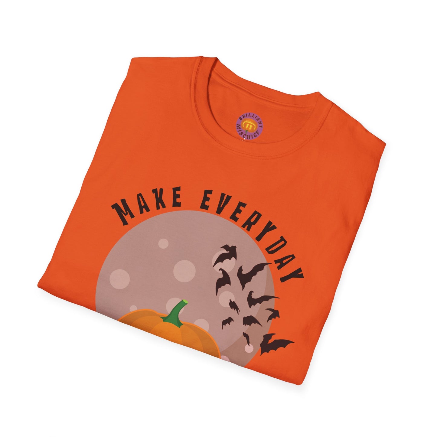 Halloween Spooky T-Shirt, Unisex Halloween Tee, Cute Pumpkin Shirt, Everyday Spooky Apparel, Fall Fashion, Halloween Gift
