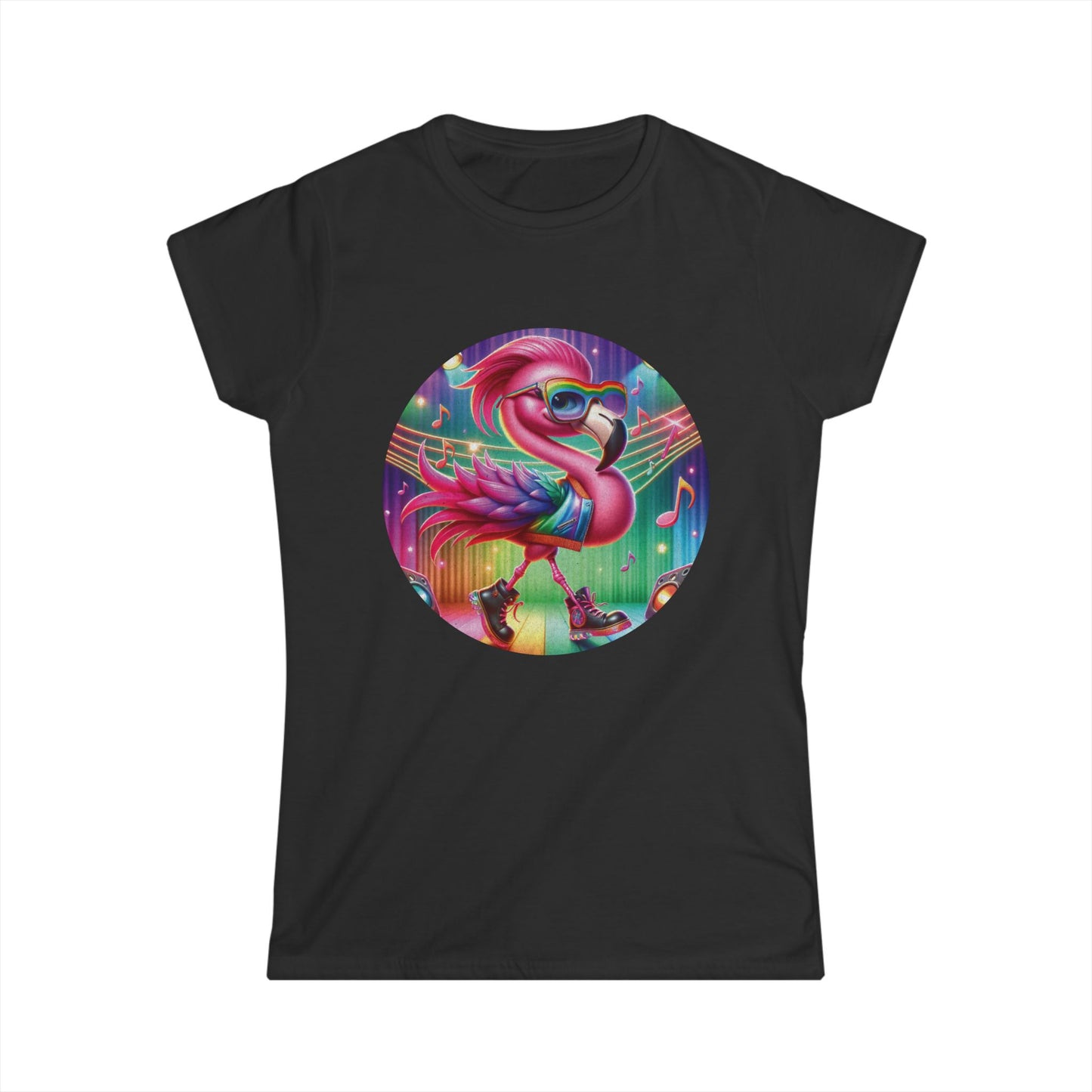 Women's Flamingo Softstyle Tee