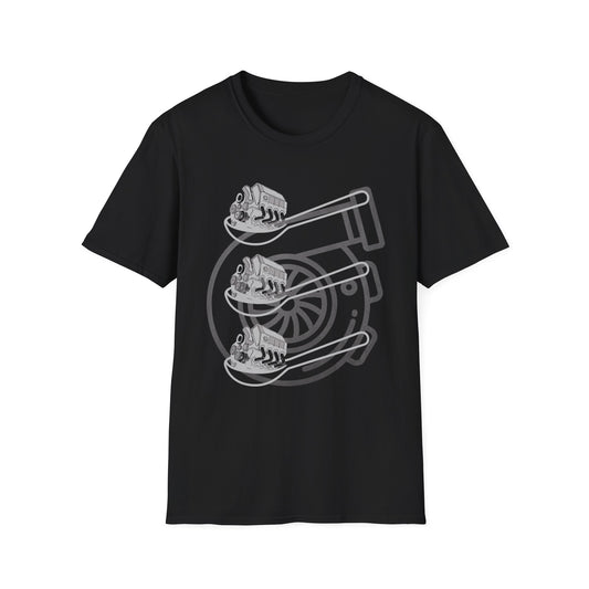Three Spoon Engines T-Shirt