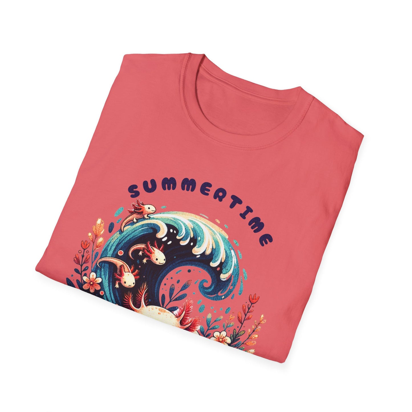 Summertime Vibes Unisex Softstyle T-Shirt - Casual Summer Tee