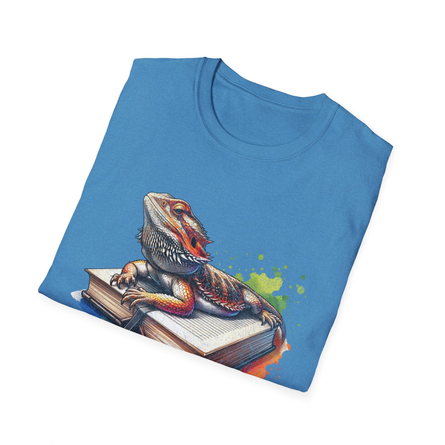 Bearded Dragon Book Unisex Softstyle T-Shirt