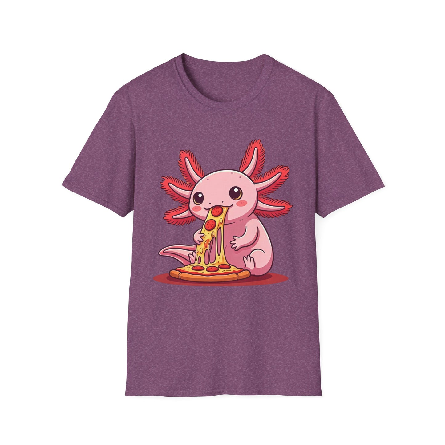 Axolotl Pizza Unisex Softstyle T-Shirt