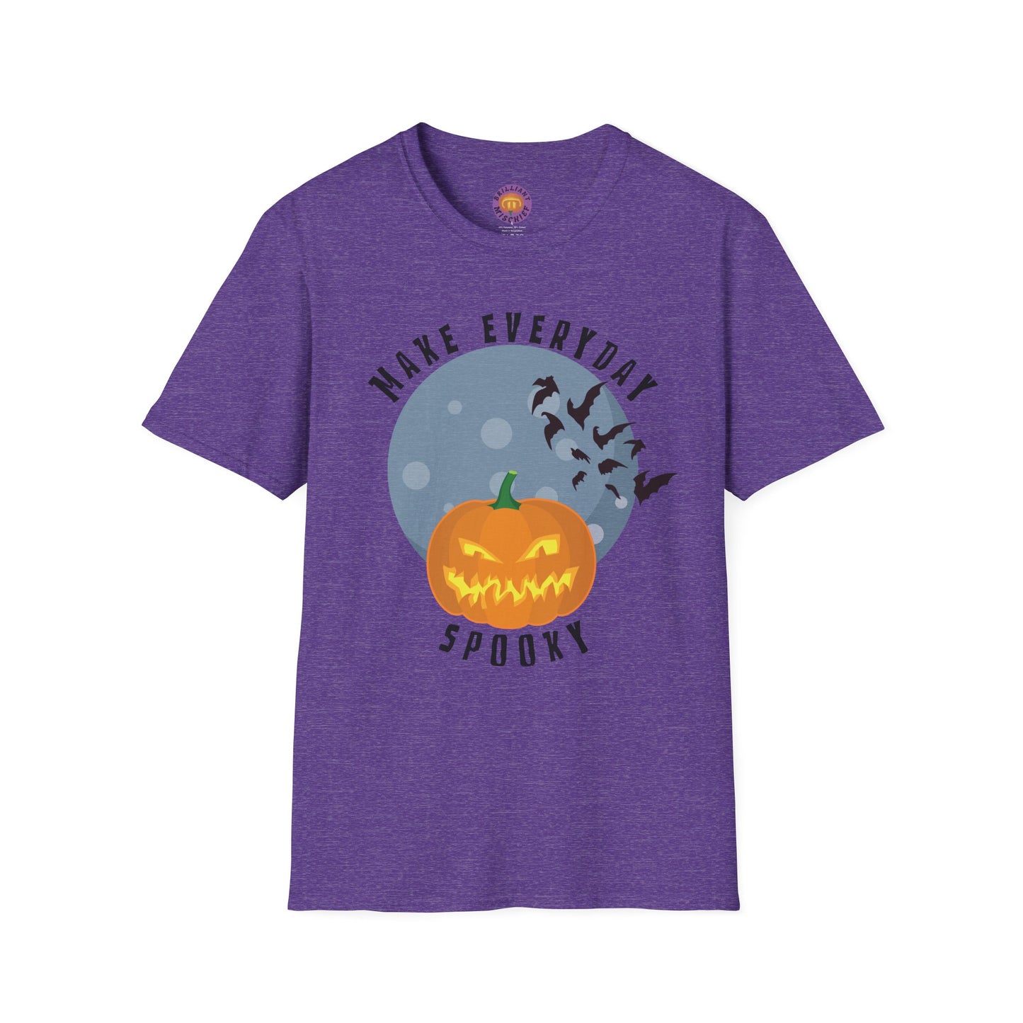 Halloween Spooky T-Shirt, Unisex Halloween Tee, Cute Pumpkin Shirt, Everyday Spooky Apparel, Fall Fashion, Halloween Gift