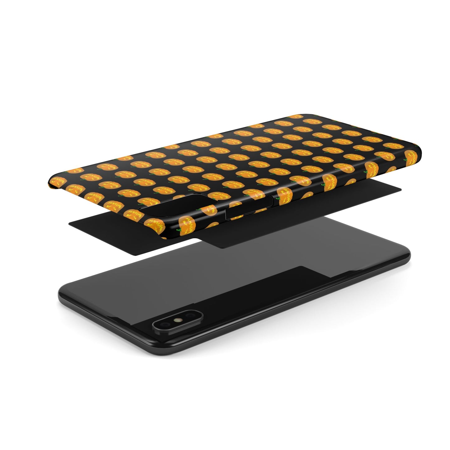 Halloween Pumpkin Slim Phone Cases, Fall Accessories, Cute Cell Phone Covers, Festive Gifts for Halloween Lovers, Seasonal Decor