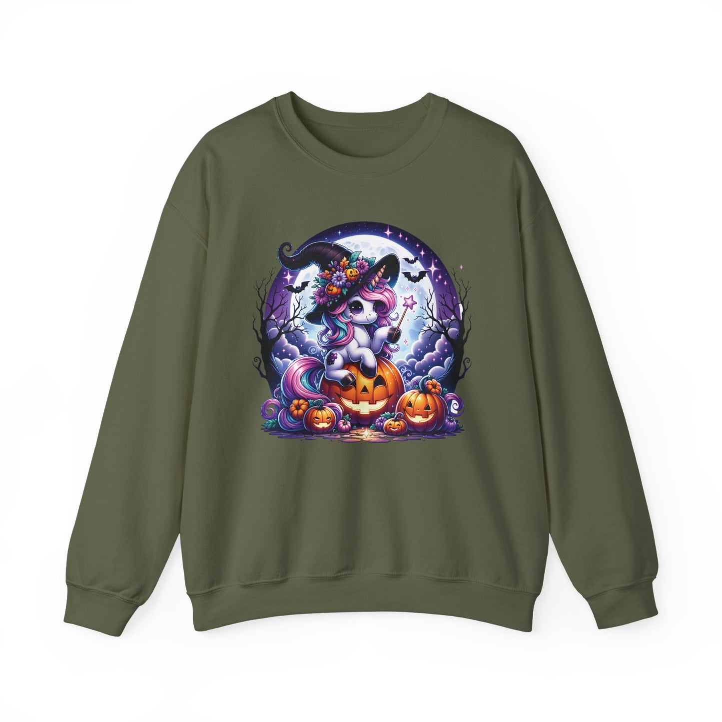 Magical Unicorn Halloween Sweatshirt | Cozy Fall Attire, Perfect for Halloween Parties, Gifts for Halloween Lovers, Cute Crewneck