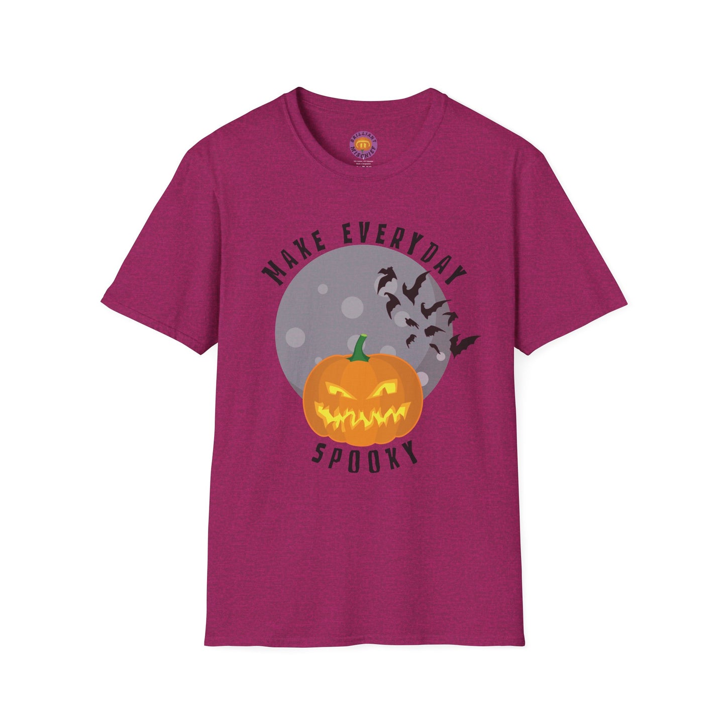 Halloween Spooky T-Shirt, Unisex Halloween Tee, Cute Pumpkin Shirt, Everyday Spooky Apparel, Fall Fashion, Halloween Gift
