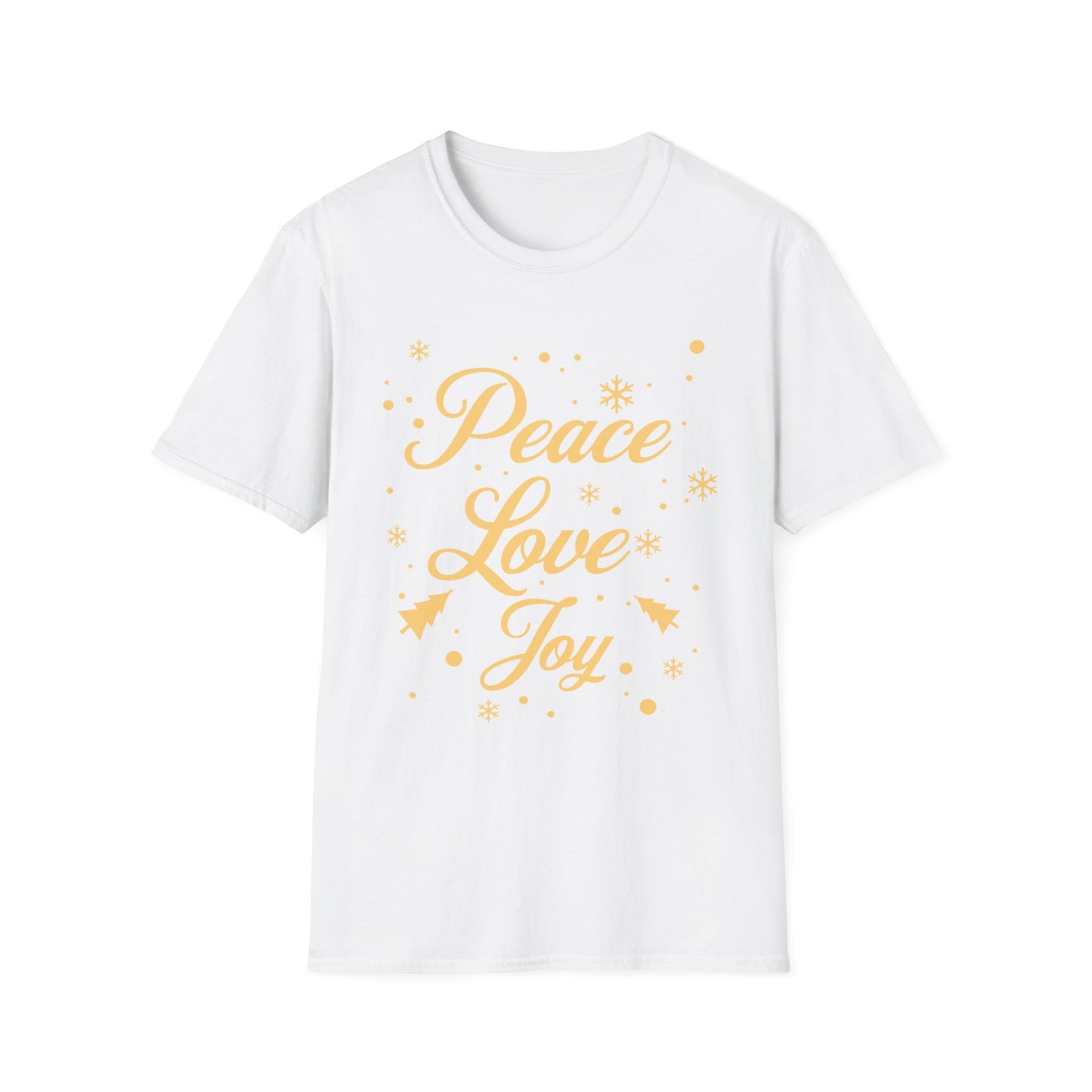Christmas Peace Love Joy Unisex Softstyle T-Shirt