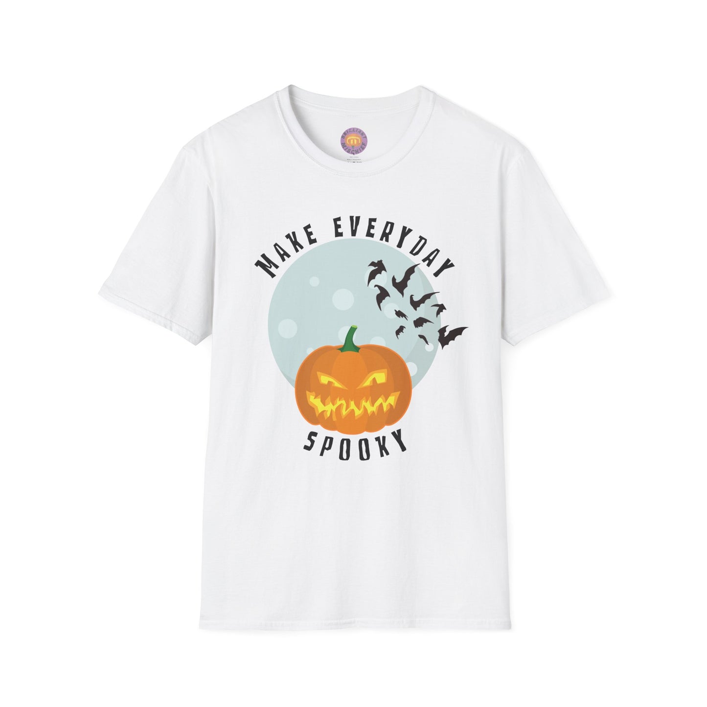 Halloween Spooky T-Shirt, Unisex Halloween Tee, Cute Pumpkin Shirt, Everyday Spooky Apparel, Fall Fashion, Halloween Gift