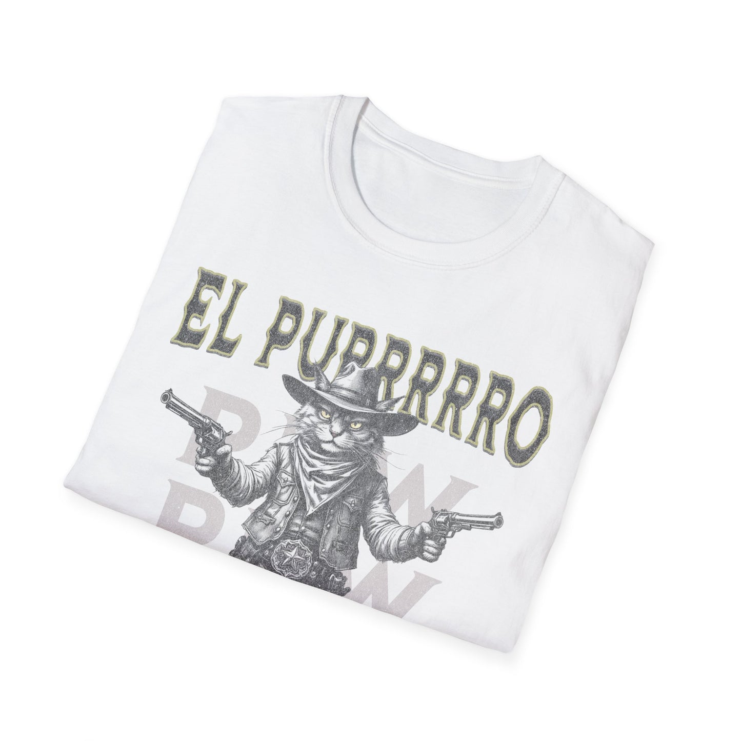 El Purrrro Unisex T-Shirt, Funny Cat Lover Tee, Gift for Pet Owners, Casual Wear, Lighthearted Humor Apparel