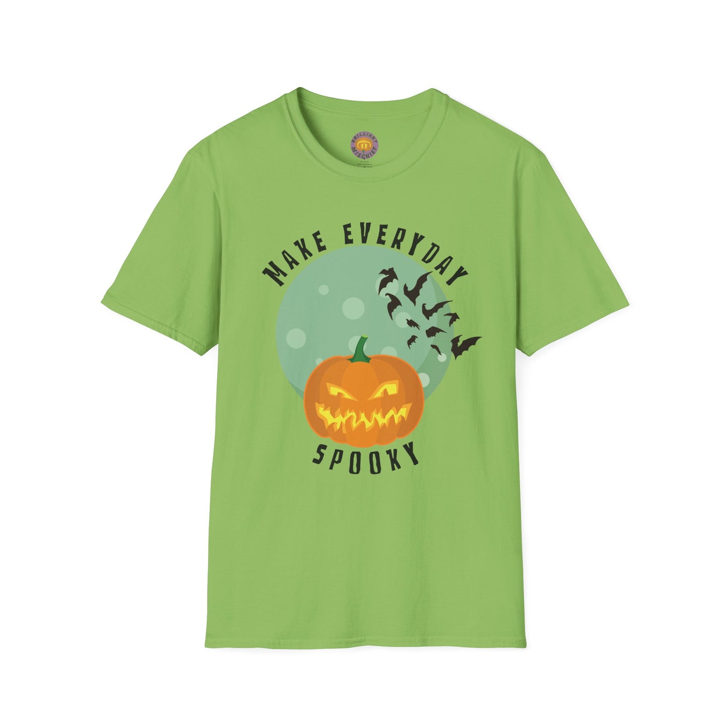 Halloween Spooky T-Shirt, Unisex Halloween Tee, Cute Pumpkin Shirt, Everyday Spooky Apparel, Fall Fashion, Halloween Gift