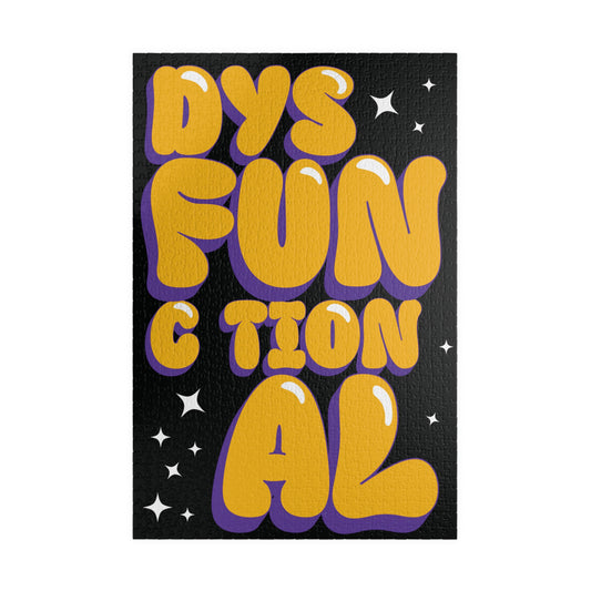 Dysfunctional Puzzle - Fun Activity for Families, Unique Gift, Relaxation, Game Night, 110-1014 Pieces, Fun Home Decor