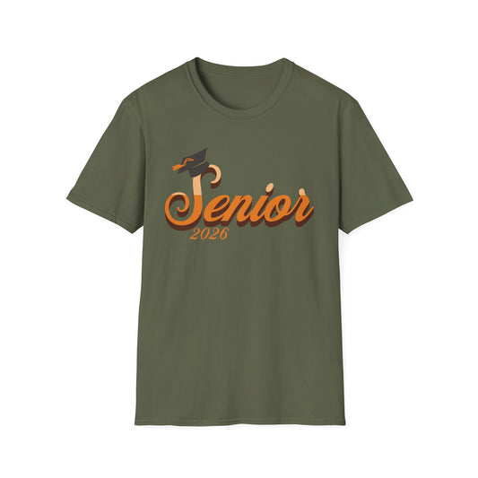 Senior 2026 T-Shirt — Graduation Tee with Cap Graphic